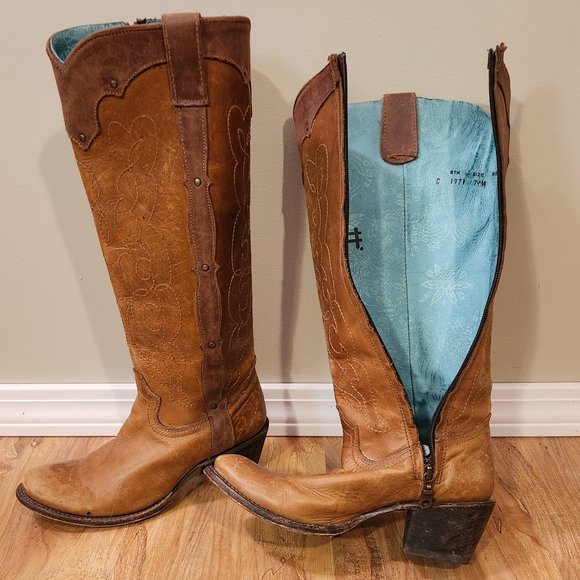 Corral Shoes - Corral Kats Natural Westport Boots